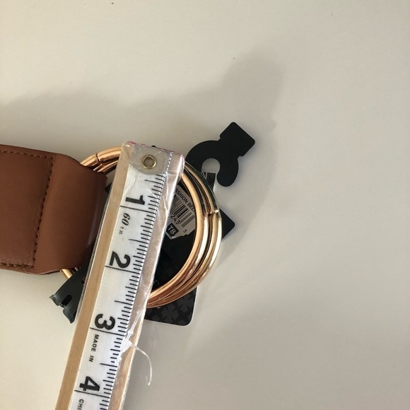 Massini Woven Belt Rose Tint Buckles NWT - Picture 6 of 6